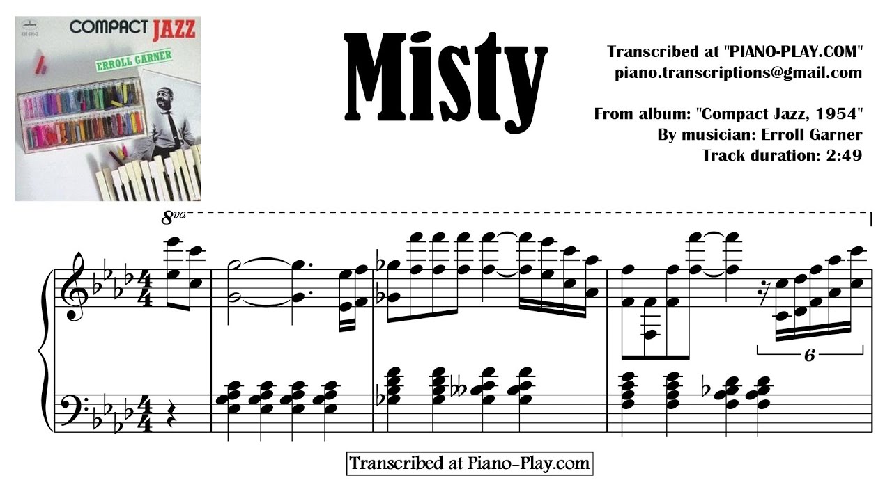 misty erroll garner piano